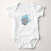 E is voor Elephant Romper (Voorkant)