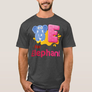 E is voor olifant Wereldolifantendag 2022 T-shirt