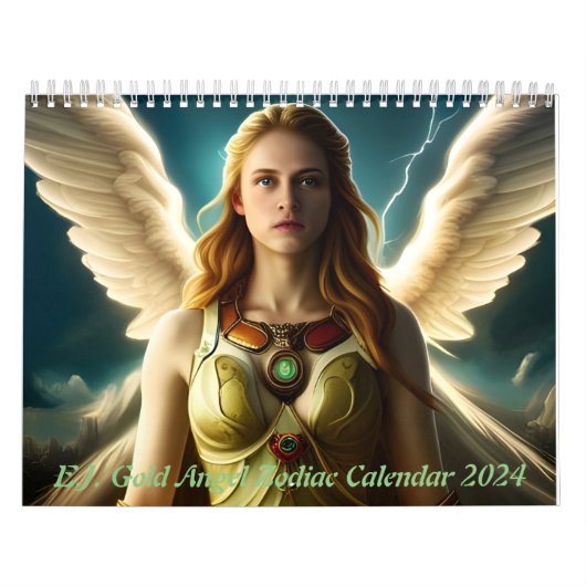 E.J. Gold Angel Calendrier Zodiac 2024 (Protection)