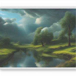 E.J. Gold Fluisterende Wilgen Verwijderbaar Vinyl Sticker