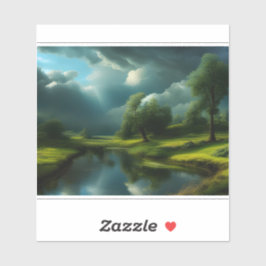 E.J. Gold Fluisterende Wilgen Verwijderbaar Vinyl Sticker