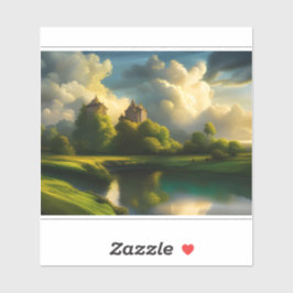 E.J. Gold Harmony van het platteland Verwijderbaar Sticker