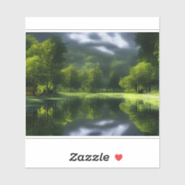 E.J. Gold Idyllic Retraite Verwijderbaar Vinyl Sticker