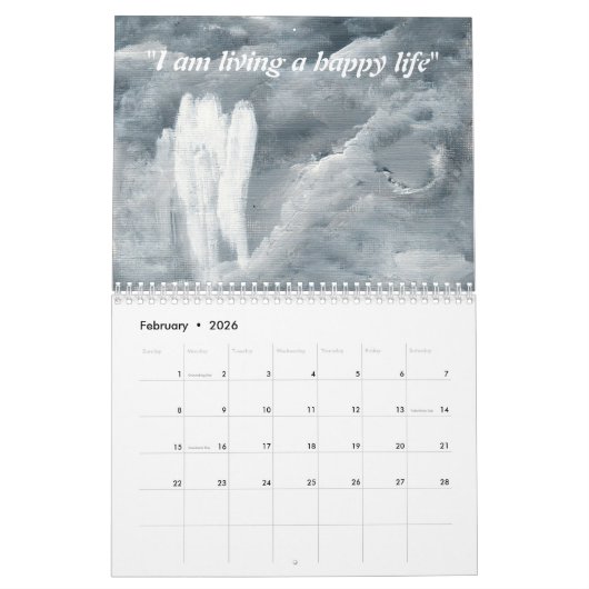 E.J. Gold Mantra Calendrier 2024 (Feb 2026)