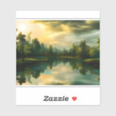 E.J. Gold rustieke schoonheid onthuld verwijderbaa Sticker (Vel)