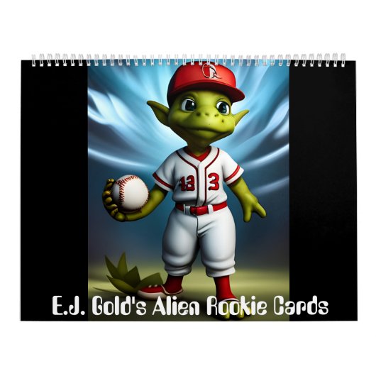E.J. Gold's Alien Rookie Kaart Kalender (Hoes)