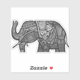 E.J. gouden olifant verwijderbaar vinyl Sticker