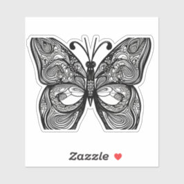 E.J. gouden vlinder verwijderbaar vinyl Sticker