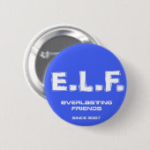 E.L.F. 2007 RONDE BUTTON 5,7 CM (Voorkant /achterkant)
