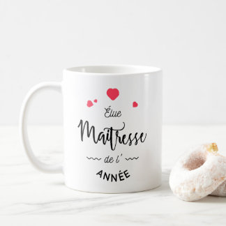 Éluemaîtresse van het jaar koffiemok
