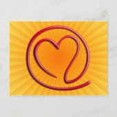 e m ee en G | gele radiaal Briefkaart (Voorkant)