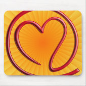 e m ee en G | gele radiaal Muismat (Voorkant)