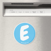 E Magnet de réfrigérateur bleu ciel (In Situ (Lave-vaisselle))