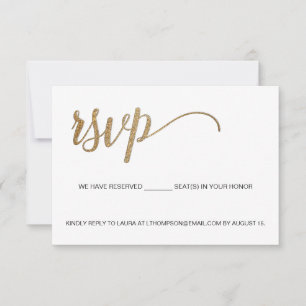 E-mail RSVP Aangepaste QR-code gereserveerde stoel