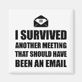 E-mail vergadering magneet (Voorkant)