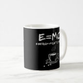 E=MC2 Funny Science Coffee Energy Milk Coffee Koffiemok (Voorkant rechts)