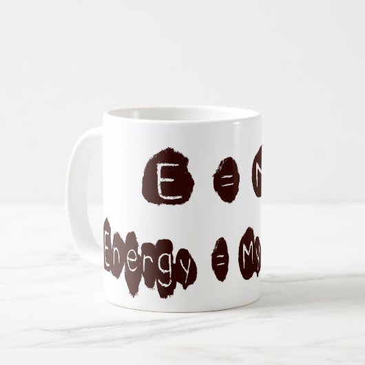 E = MC2 KOFFIEMOK (Voorkant links)