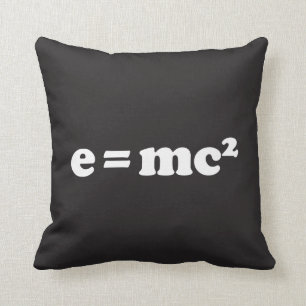 e = mc2 kussen