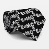 E=mc2 physics necktie stropdas (Opgerold)