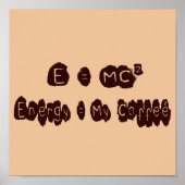 E = MC2 POSTER (Voorkant)