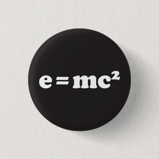 e = mc2 ronde button 3,2 cm