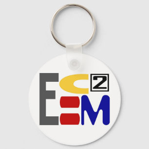 E=MC2 SLEUTELHANGER
