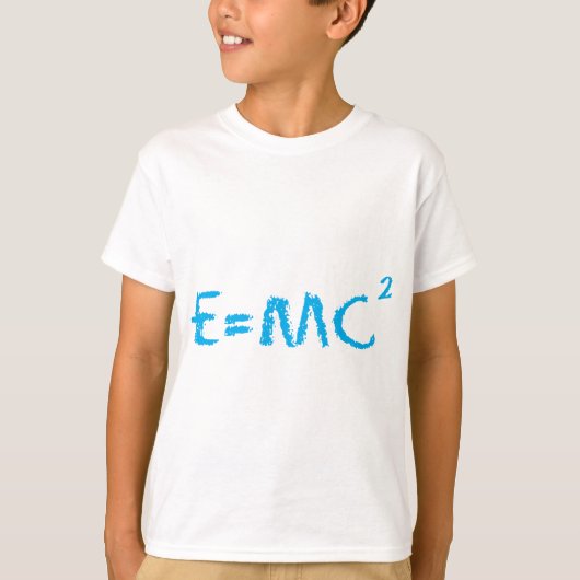 E=MC2 Smart Kind T-shirt (Voorkant)