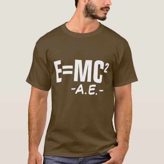 E=MC2 T-SHIRT (Voorkant)