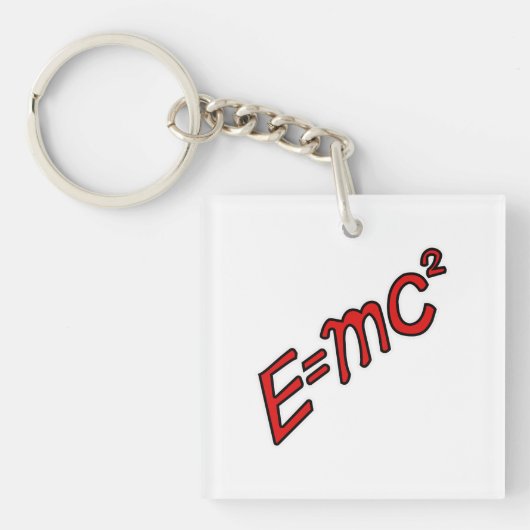 E = mc² – Genieus Modus Aan Sleutelhanger (Voorkant)