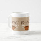 E = Milk × Coffee² Funny Energy Equation Mug (Devant gauche)