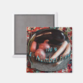 E-nummers (additieven) Free Fridge Magnet Magneet (Voorkant / Achterkant)