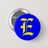 E - OUD ENGELS RONDE BUTTON 5,7 CM (Voorkant /achterkant)