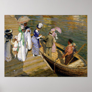 E. Phillips Fox The Ferry Poster