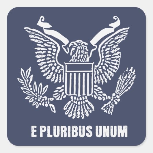 E Pluribus Unum - Autocollants patriotiques (Devant)