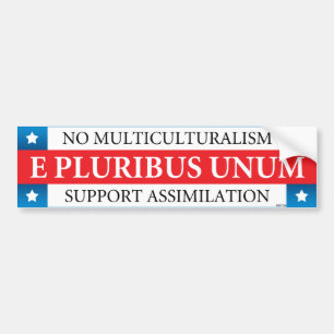 E Pluribus Unum Bumpersticker