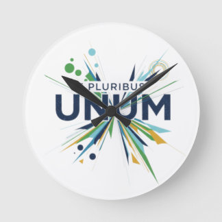 E Pluribus Unum Ronde Klok