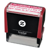 E PLURIBUS UNUM Stempel - Rood/Groot (Product)