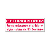 E PLURIBUS UNUM Stempel - Rood/Groot (Design)