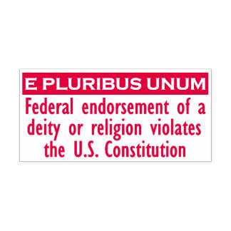 E PLURIBUS UNUM Stempel - Rood/XL