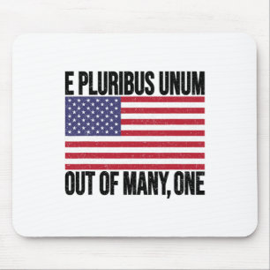 E Pluribus Unum Vlag Voor Vrouwen Mannen Muismat