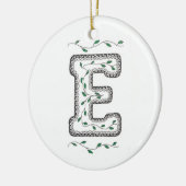 E Premier ornement d'arbre de Noël (Gauche)