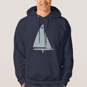 E Skoe One Design Racing Sailboat Hoodie
