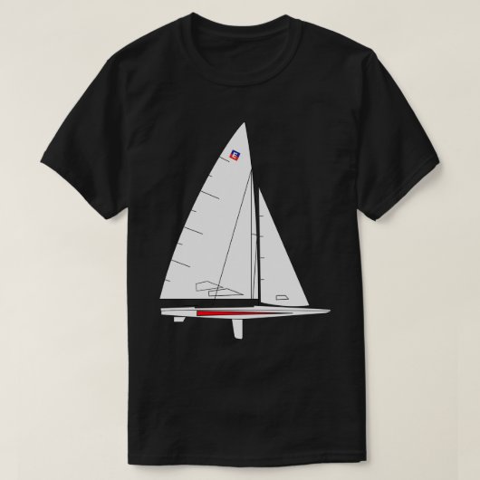 E Skoeienboot Klassic TShirt (Design voorkant)