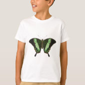 E staat voor Emerald Swallowtail Moth T-shirt (Voorkant)