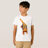 E staat voor Emperor Crocodile Newt T-shirt (Voorkant volledig)