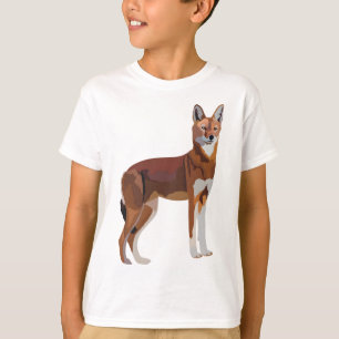 E staat voor Ethiopian Wolf T-shirt