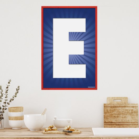 E STEMMING POSTER (Keuken)