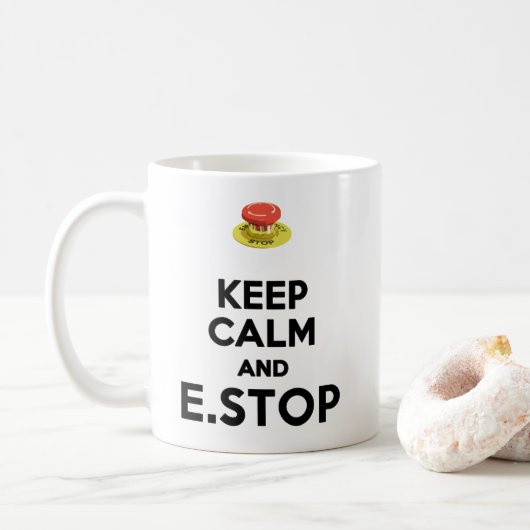 E STOP KOFFIEMOK (Met donut)