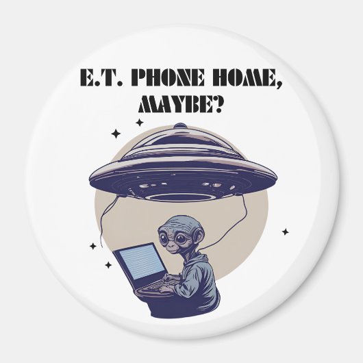 E.T. telefoon naar huis, misschien? Magneet (Voorkant)