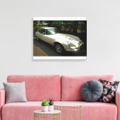 E-Type Jaguar Canvas Afdruk (Insitu (Woonkamer))